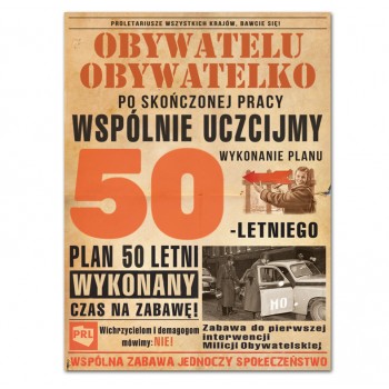 Etykieta samoprzylepna/50 lat / 25 szt. Etykieta samoprzylepna/50 lat / 25 szt.