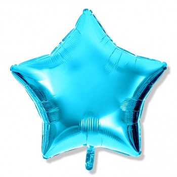 Balon gwiazdka 45 cm / foliowy / j. niebieski Balon gwiazdka 45 cm / foliowy / j. niebieski