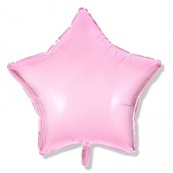 Balon gwiazdka 25 cm / foliowy / różowy, pastelowy pudrowy Balon gwiazdka 25 cm / foliowy / różowy, pastelowy pudrowy