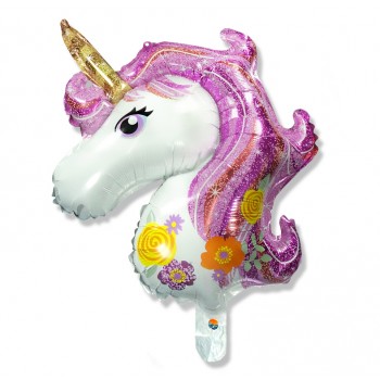 Balon Magiczny Różowy Jednorożec 70 cm / foliowy Balon Magiczny Różowy Jednorożec 70 cm / foliowy