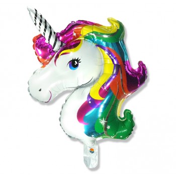 Balon Magiczny Tęczowy Jednorożec 70 cm / foliowy Balon Magiczny Tęczowy Jednorożec 70 cm / foliowy