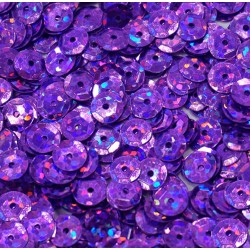 Cekiny laserowe c. fioletowe łamane 6 mm /15 g
