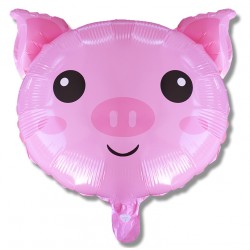 Balon świnka 39 cm / foliowy FX