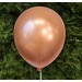 Balon chromowany 30 cm ROSE GOLD / różowe złoto / 100 szt.
