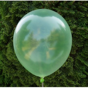 Balon krystaliczny zielony 30 cm  /100 szt.