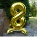 Balon cyfra złota /stojąca "8" 75 cm